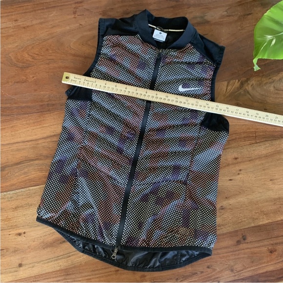 Nike Aeroloft Flash Vest Womens Small Black Multi 689260 running - Picture 10 of 11